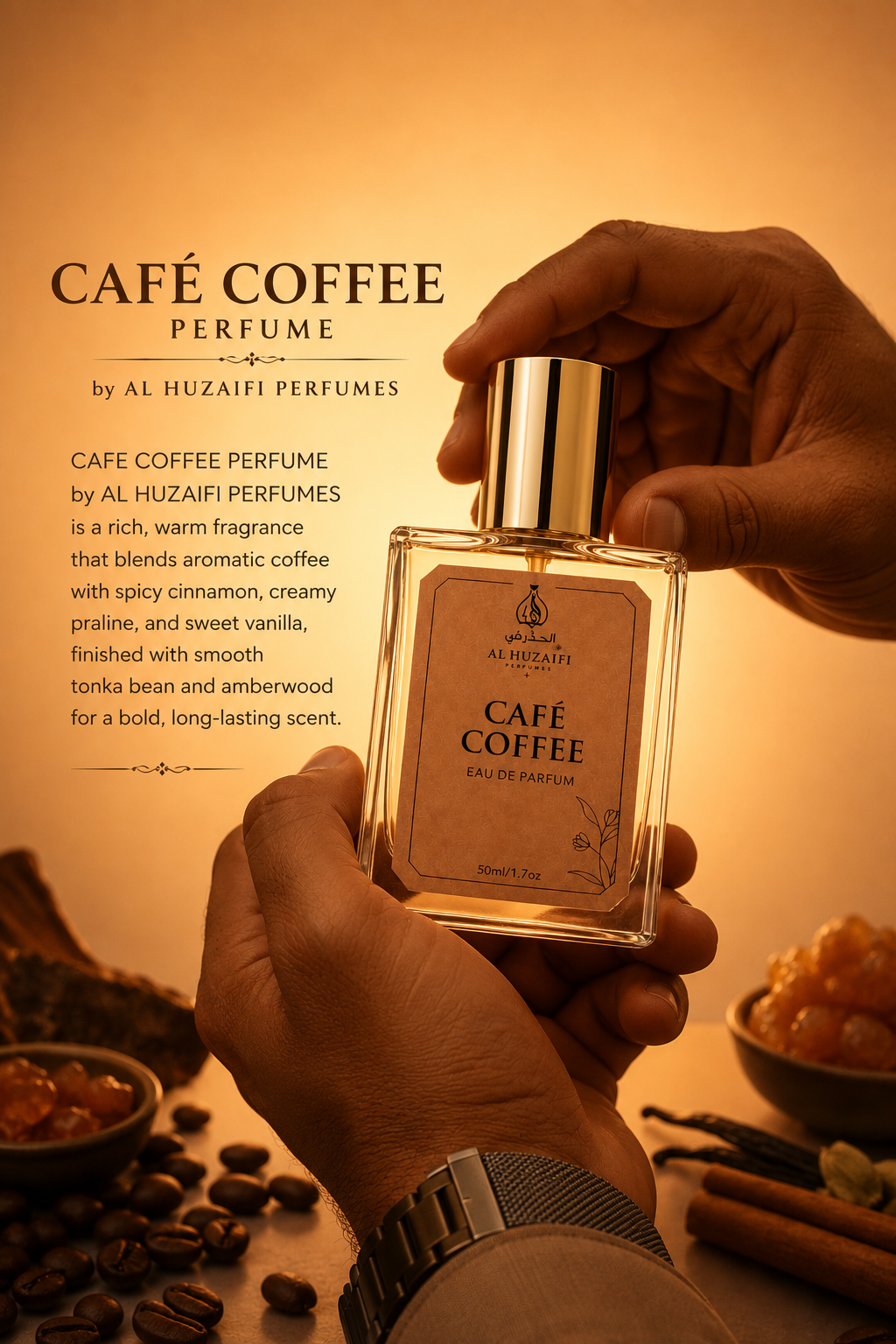 AL HUZAIFI CAFE COFFEE Perfume | Eau De Parfum | 50ml