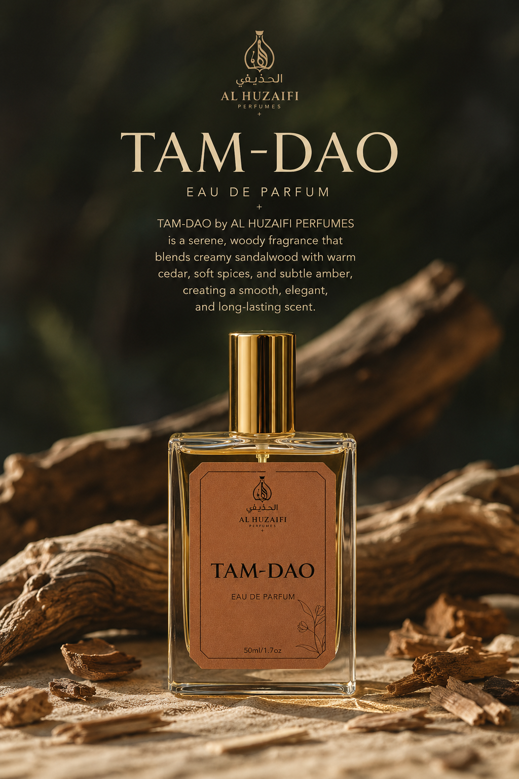 AL HUZAIFI TAM-DAU Perfume | Eau De Parfum | 50ml