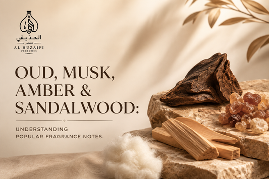 Four Essential Fragrance Notes: Oud, Musk, Amber & Sandalwood