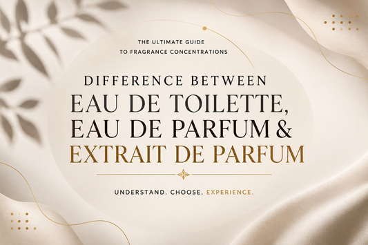 Difference Between Eau de Toilette, Eau de Parfum & Extrait de Parfum