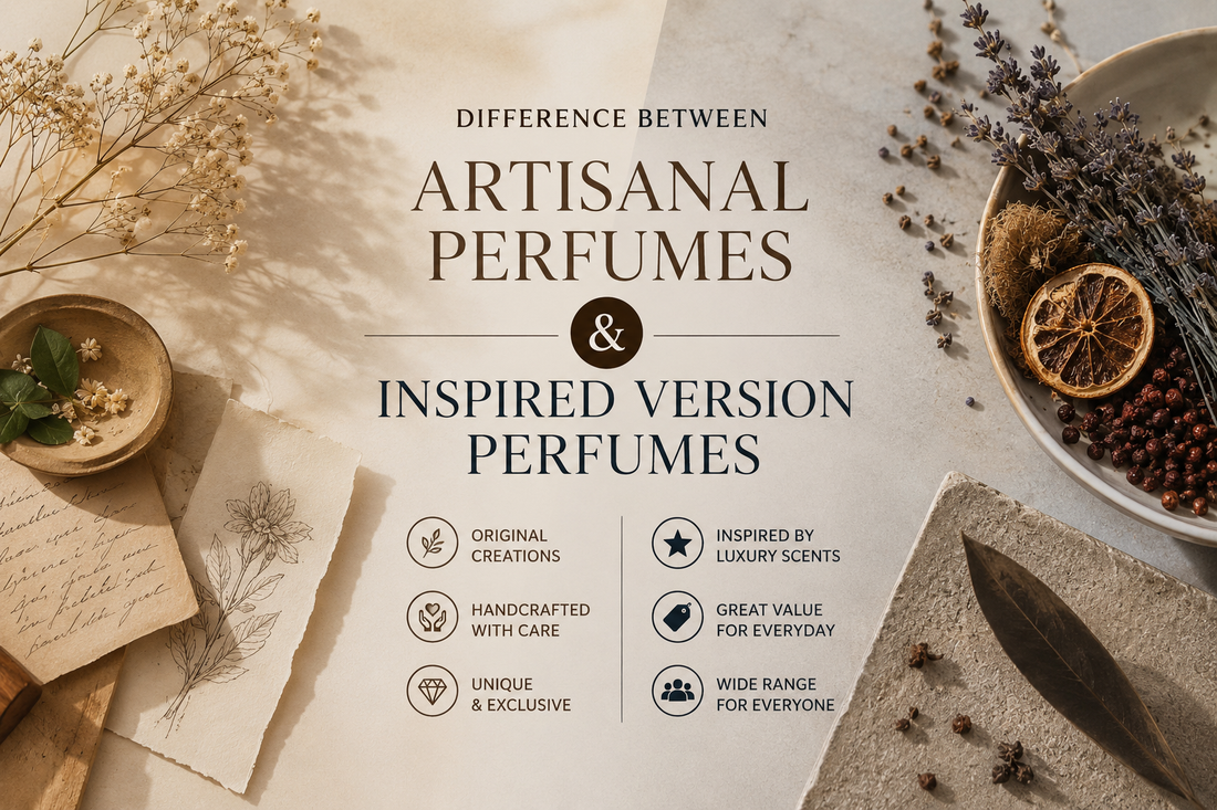 Difference Between Artisanal Perfumes & Inspired Version Perfumes.