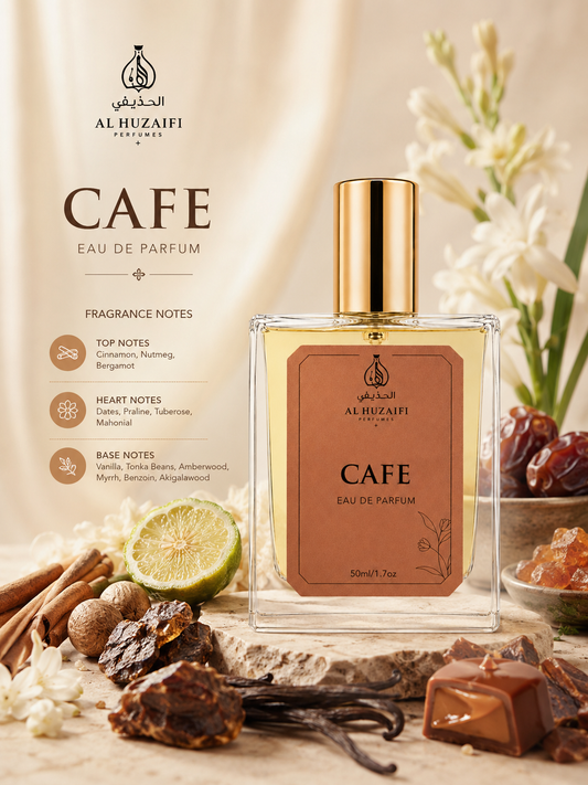 AL HUZAIFI CAFE Perfume | Eau De Parfum | 50ml