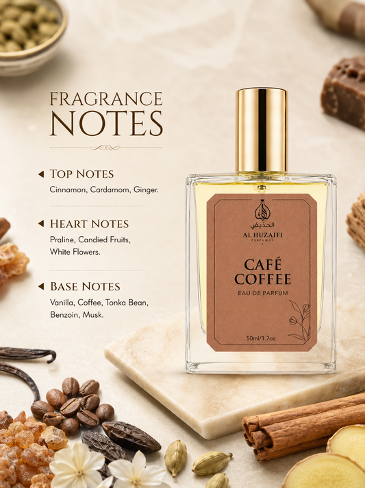 AL HUZAIFI CAFE COFFEE Perfume | Eau De Parfum | 50ml