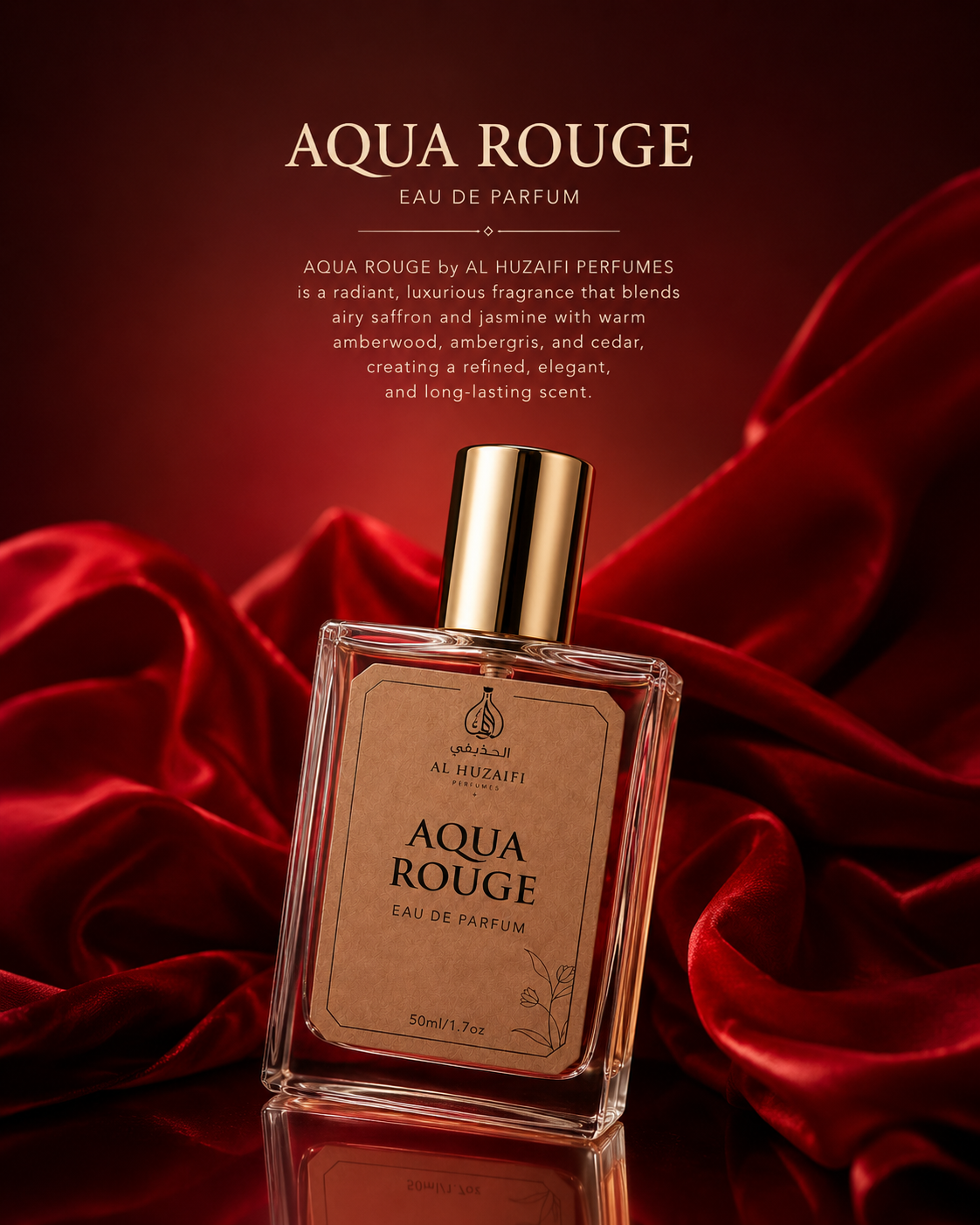 AL HUZAIFI AQUA ROUGE Perfume | Eau De Parfum | 50ml