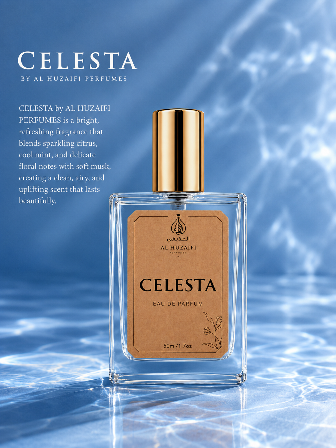 AL HUZAIFI CELESTA Perfume | Eau De Parfum | 50ml