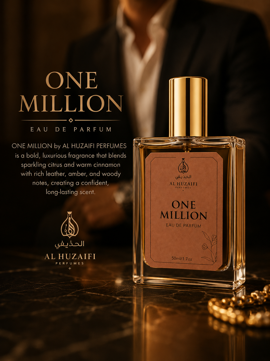 AL HUZAIFI ONE MILLION Perfume | Eau De Parfum | 50ml