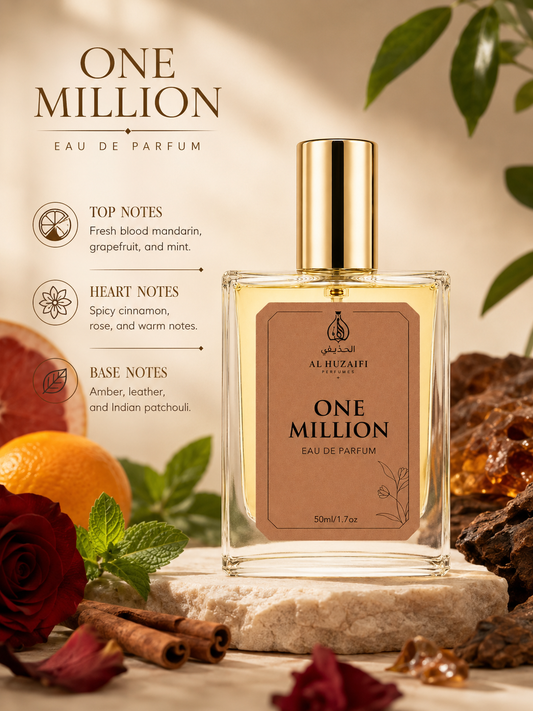AL HUZAIFI ONE MILLION Perfume | Eau De Parfum | 50ml