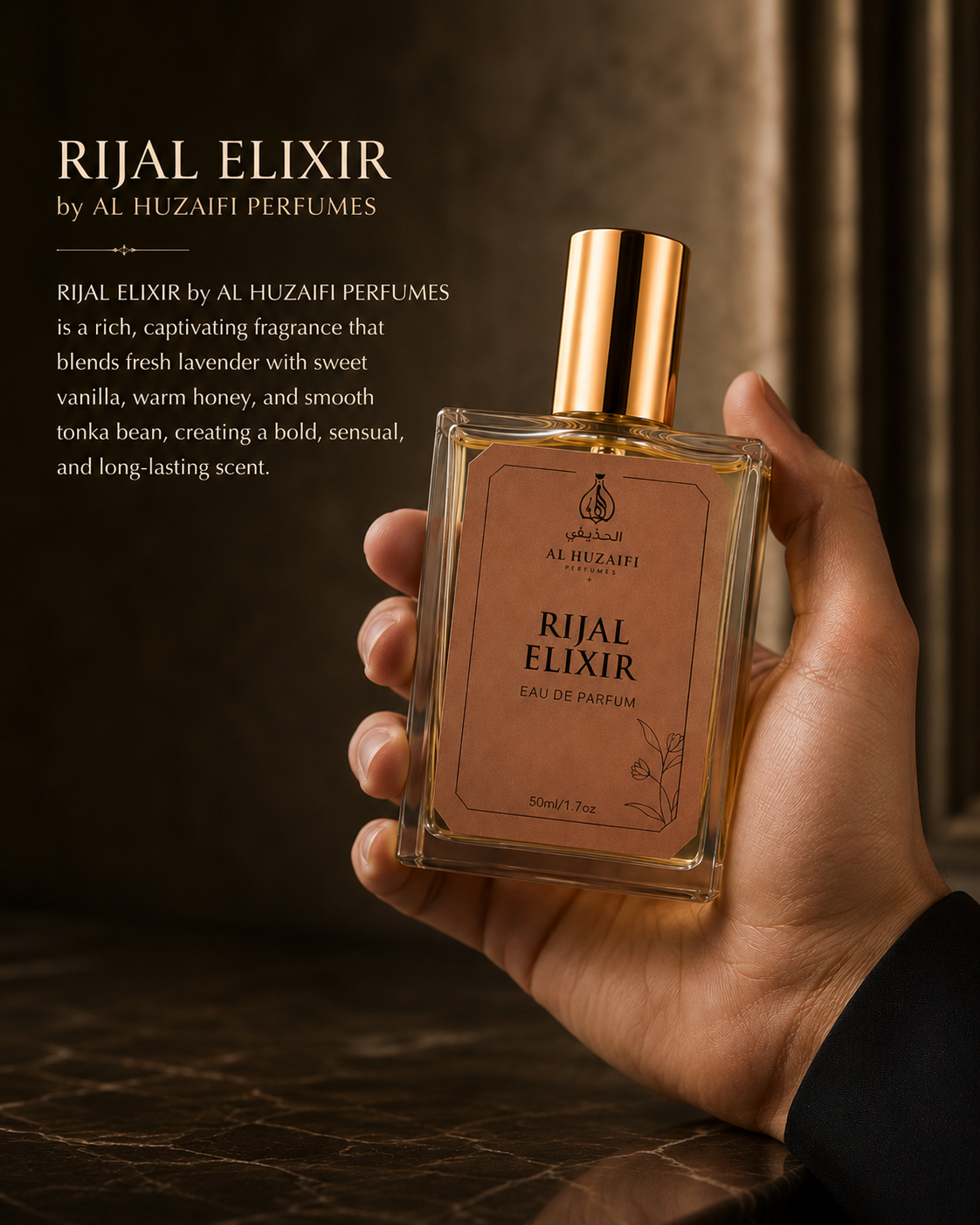 AL HUZAIFI RIJAL ELIXIR Perfume | Eau De Parfum | 50ml