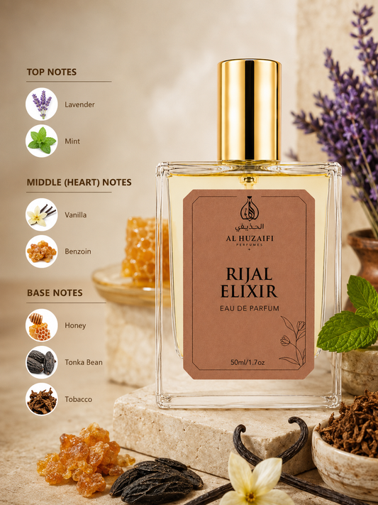 AL HUZAIFI RIJAL ELIXIR Perfume | Eau De Parfum | 50ml