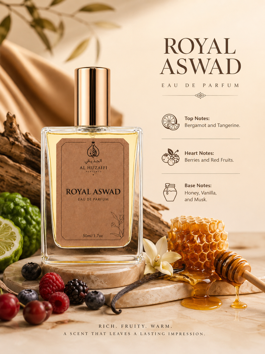 AL HUZAIFI ROYAL ASWAD Perfume | Eau De parfum | 50ml